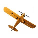 Park10 Toys A160 RC Airplane 3D6G Mode 5 Channels Stunt RC Aircraft for Adults Outdoor Remote Control Plane Model with Brushless Motor and 2 Batteries, Yellow