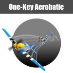 GoolRC RC Airplane, 2.4GHz 4CH Remote Control Airplane, Ready to Fly RC Plane with 6-Axis Gyro, RC Aircraft Flight Toys with One-Key Aerobatic, One-Key U-Turn for Adults and Kids, Included 3 Batteries