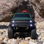 Axial RC Truck 1/24 SCX24 Ford Bronco 4X4 RTR Brushed Rock Crawler (Battery & Charger Included), Green, AXI00006V2T5