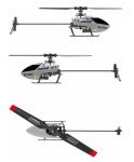 YuXiang C129 V2 4CH Flybarless Micro RC Helicopter w/ 6-Axis Gyro and Altitude Control - RTF (HELIDIRECT)