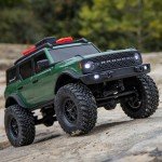 Axial RC Truck 1/24 SCX24 Ford Bronco 4X4 RTR Brushed Rock Crawler (Battery & Charger Included), Green, AXI00006V2T5