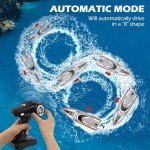 HEXSOLID Remote Control Boat RC Boat for Pool & Lakes with Capsize Recovery 3 Speeds Cruise Control 30+ KPH Racing Boats 2 Batteries 60Min Pool Toys for Kids & Adults and Ideal Gifts for Kids