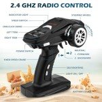 HEXSOLID Remote Control Boat RC Boat for Pool & Lakes with Capsize Recovery 3 Speeds Cruise Control 30+ KPH Racing Boats 2 Batteries 60Min Pool Toys for Kids & Adults and Ideal Gifts for Kids