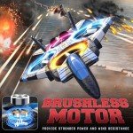 BEZGAR Brushless Drones for Kids | 2.4GHZ RC Plane with Camera, 6-axis Gyro Remote Control Airplane, 360° Flip Fighter Jet Toy, Toys for ages 8-13 with Colorful LED Navigation Lights Blue