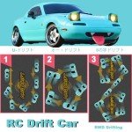 Skymaker RC Drift Car 1/18 Miata Mazda MX-5 Model 2.4GHz RWD Drifting Adults with ESP Gyro Pop-up Light (Blue with 3 Batteries)