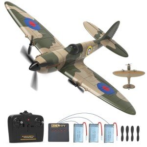 rcxsuv RC Plane 3 Channel Remote Control Airplane, 2.4GHz 6-Axis Gyro Stabilizer RTF Glider, Easy to Fly for Kids 8-12 Beginners, Carbon Fiber Strengthened Structure, Long Flight Time