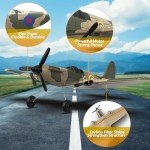 rcxsuv RC Plane 3 Channel Remote Control Airplane, 2.4GHz 6-Axis Gyro Stabilizer RTF Glider, Easy to Fly for Kids 8-12 Beginners, Carbon Fiber Strengthened Structure, Long Flight Time