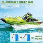 Hitish 2.4GHz Fast RC Boat for Kids & Adults
