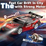 Sakeye RC Drift Car, 1:16 Remote Control Drift Car 4WD 2.4GHz RC Cars Remote Control Car Drifting RC Car High Speed Model Vehicle with Lights Drifting Tire Rechargeable Toy Cars for Adults Boys