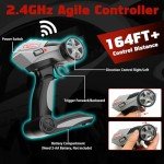 Sakeye RC Drift Car, 1:16 Remote Control Drift Car 4WD 2.4GHz RC Cars Remote Control Car Drifting RC Car High Speed Model Vehicle with Lights Drifting Tire Rechargeable Toy Cars for Adults Boys