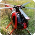 Ssccgym 335MM MD500 C189 Remote Control Helicopter Aircraft Add Optical Flow Positioning 1/28 Scale RC Heli Maintain Altitude Hover RTF US Rescue Helicopter (RTF 2Packs Battery)