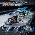 DEERC 1:14 Fast Brushless RC Car for Adults, Max 46+ mph Off-Road Truck, 2 * 3S Lipo 4WD Waterproof, 7 Lighting Modes High Speed Remote Control, All Terrain Truggy for Snow, Sand & Mud