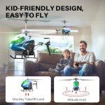 SYMA Remote Control Helicopter, RC Plane with 40 Mins Flight Time(2 Batteries), Auto Obstacle Avoidance and Altitude Hold, Birthday Gifts for 6 7 8 9 10 11 12 Years Old Kids Boys Girls