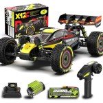 LAFPACY RLAARLO 1/12 Brushless RC Cars for Adults, Max 50 MPH Fast RC Buggy, All Terrain High Speed Remote Control Car Hobby Off-Road RC Truck 4x4 Monster Trucks with 3S Battery