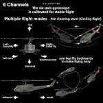 YOMTDIY UH-1 Huey Remote Control Helicopters RC Aircraft for Adults, RC ERA C032 1/48 Scale 6CH 2.4G Gyro Stabilized Aircraft with Fly Upside Down 3D Rolling -RTF / 1 Battery