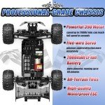 Kidcia 1:14 All Terrain RC Cars, 50 KPH High Speed 4WD RC Truck with 60 Mins Runtime, Fast Remote Control Car with 2S 2000 mAh Rechargeable Batteries, Off Road RC Cars for Adults and Teen Boy Gifts