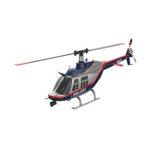 RC ERA 4CH C138 Bell206 6-Axis Gyro Stabilized, No-aileron Micro RC Single-Rotor Helicopter - 1/33 Scale Remote Control Helicopter, RC Aircraft RTF for Adults, Beginners (Polizei (YX-C138-RTF-P))