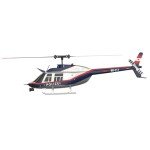 RC ERA 4CH C138 Bell206 6-Axis Gyro Stabilized, No-aileron Micro RC Single-Rotor Helicopter - 1/33 Scale Remote Control Helicopter, RC Aircraft RTF for Adults, Beginners (Polizei (YX-C138-RTF-P))