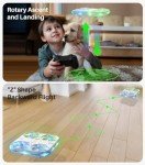 SYMA Kids Drone with LED Lights - X880 Indoor Drone with Altitude Hold, Easy to Fly Quadcopter with Full Protection, 360° Flips RC Helicopter UFO Gift for Adults Beginners