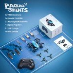 Veeniix V995 Mini Drones for Kids 8-12 and Beginners,Indoor RC Quadcopter,Small Helicopter Plane with 3D Flips,360° Rotation,Circle Fly,Auto Hover,Headless Mode and 3 Batteries,Gift for Boys and Girls