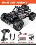BEZGAR HB101 1:10 Scale Beginner RC Truck, 4WD High Speed 48km/h All Terrains RC Car Off Road Waterproof RC Buggy Toys for Boys Kids and Adults