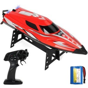 Podleer RC Boat for Adults-Remote Control Boat for Lakes-High Speed 25+ KPH-Toys for Ages 8-13