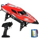 Podleer RC Boat for Adults-Remote Control Boat for Lakes-High Speed 25+ KPH-Toys for Ages 8-13