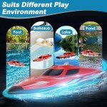 Podleer RC Boat for Adults-Remote Control Boat for Lakes-High Speed 25+ KPH-Toys for Ages 8-13