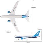 QF008 787 Remote Control Fixed-Wing Aeroplanes Aircraft Boeing 787 Three-Channel High-Flying 1000 Meters Special Connection Roll Epp