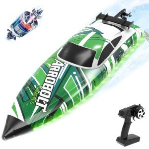 VOLANTEXRC Brushless RC Boats for Adults, 35+MPH Fast Remote Control Boat for Lakes, Full Proportional Boat High Speed RC Boat for Adults (79706)