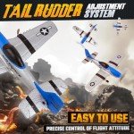 BEZGAR RC Plane, Drones for Kids, 6-axis Gyro Remote Control Airplane, RC Helicopter, Easy Control for Beginners Toys with Colorful LED Navigation Lights