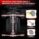 YIYBM 1/14 RC Brushless Cars for Adult Speed 50 MPH，RC Short-Course Truck All Terrain Off Road Hobby Electric Off-Road Trucks 4WD Waterproof Remote Control Car with Two 3S Battery