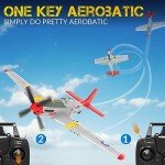 Leopmase P51D RC Plane, 4CH RC Airplane with High Speed Engine, Remote Control Airplane with Xpilot Stabilization System & Aerobatic, Remote Control Plane Best Gift for Kids