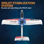 VOLANTEXRC New Version RC Plane,Remote Control Airplane for Adults,4-Channel RC Plane with Durable Foam Construction,3 Flight Modes,One-Key Stunts,Comprehensive Accessories Kit,23.6*18.1 inches,White