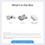 DJI Flip (RC-N3), Drone With 4K UHD Camera for Adults, Under 249 g, 3-Axis Gimbal Stabilization, 44000ft/13km Video Transmission, Palm Takeoff, Auto Return, 31-Min Flight Time, Intelligent Flight