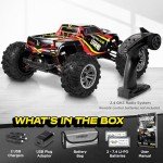 LAEGENDARY Remote Control Car, Hobby Grade RC Car 1:10 Scale Brushed Motor with Two Batteries, 4x4 Off-Road Waterproof RC Truck, Fast RC Cars for Adults, RC Cars, Remote Control Truck