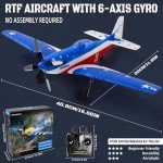 RC Plane P51D Mustang Remote Control Airplane with 3 Modes,2.4GHz 6-axis Gyro Stabilizer RC Airplane for Beginners Boys & Adults,Xpilot Stabilization System & One Key Aerobatic,Age 8+ Year Old Gifts