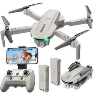 SIMREX Drone With Camera 1080P for Kids And Adults, RC Quadcopter with Altitude Hold, Mini Drone With One Key Start, Waypoint Fly, Headless Mode, 3D Flip, 3 Speeds, Remote Control Drone for Beginners