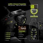 RIAARIO 1/10 Brushless RC Cars 50 MPH Fast Speed for Adults Rally Car with Gyro 4WD RC Truck Waterproof Monster Trucks Remote Control Car with 3S 2200mAh Rechargeable Battery