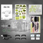 RIAARIO 1/10 Brushless RC Cars 50 MPH Fast Speed for Adults Rally Car with Gyro 4WD RC Truck Waterproof Monster Trucks Remote Control Car with 3S 2200mAh Rechargeable Battery