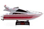 POCO DIVO Atlantic Yacht Luxury Modern Cruise 28" RC Model Boat Radio Remote Control Speed Watercraft Racing Ship, Red