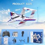 ITEFDTUTNE RC Plane for Water Land & Air, Amphibious Tri-Phibian Aircraft with 2 Batteries, Large 3CH RC Airplane Toy for Adults Kids Beginners Boys Gifts