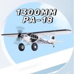 Fms Rc Planes for Adults Remote Control Airplane 1300MM (52") Piper PA-18 Super CUB with Reflex V3 6 Channel Hobby Rc Airplanes for Beginners PNP