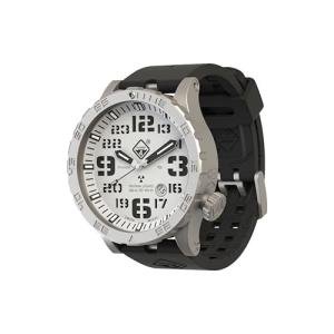 HAZARD 4 Titanium Tritium Dive-Watch: WHT/BLK - GGYG