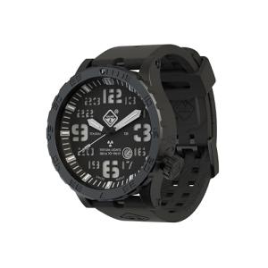 HAZARD 4 Titanium Tritium Dive Watch: Black PVD