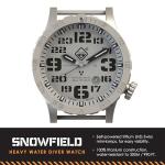 HAZARD 4 Titanium Tritium Dive-Watch: WHT/BLK - GGYG