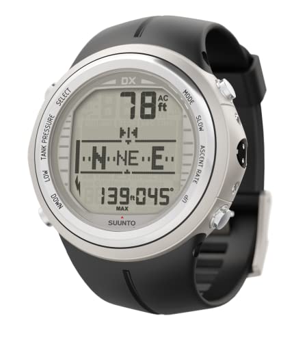 Suunto Dx Diving Watch Silver Elastomer W/ Usb