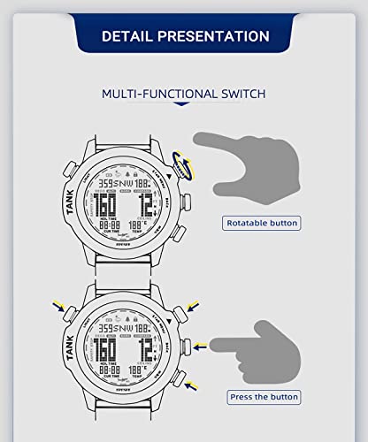 Men's Diving Sports Watch with Multiple Functions