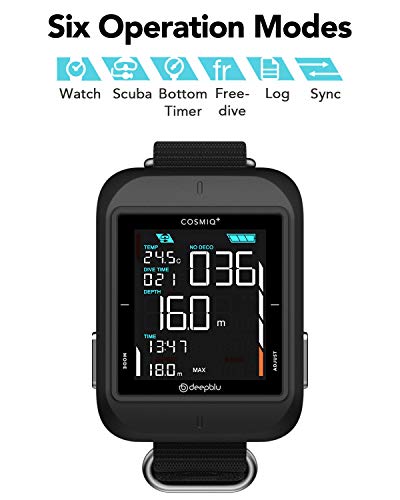 Deepblu Cosmiq+ Bluetooth Dive Computer Watch