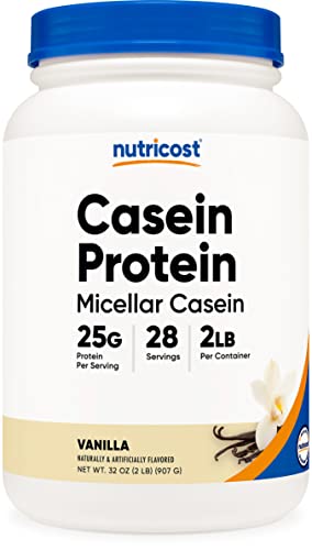 Vanilla Micellar Casein Protein Powder 2lb - Gluten Free